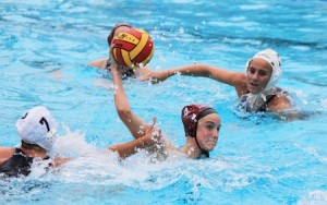 Sophomore Makenzie Fischer fires in one of her two goals during Laguna’s 10-4 home loss last Friday against Orange County’s second-ranked Newport Harbor