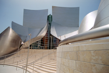 Disney Hall, featured in the 2006 Sony Pictures film.
