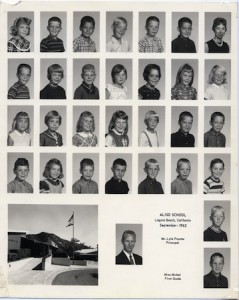 Aliso School First Grade, 1962