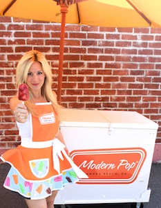 Modern Pop founder Julie Podolec expects healthy popsicles will appeal to summer crowds.