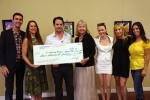 4 benefits townley Boys and Girls Club art exhibit at Gallery Q-gift presentation