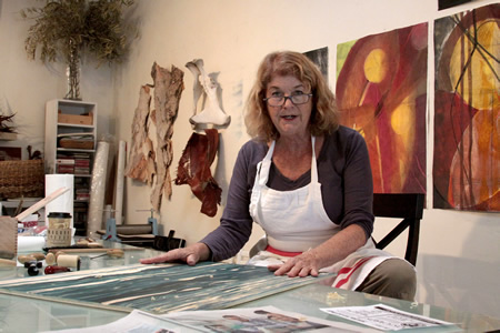 Printmaker Sheryl Seltzer is opening her studio again during the Open Studios tours.
