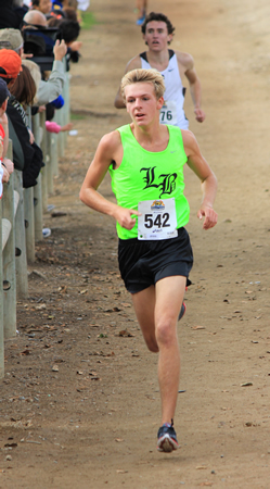 Junior Cameron Zuziak ran the second fastest time (15:42) in school history to win all-CIF honors for finishing among the top 10 overall. 