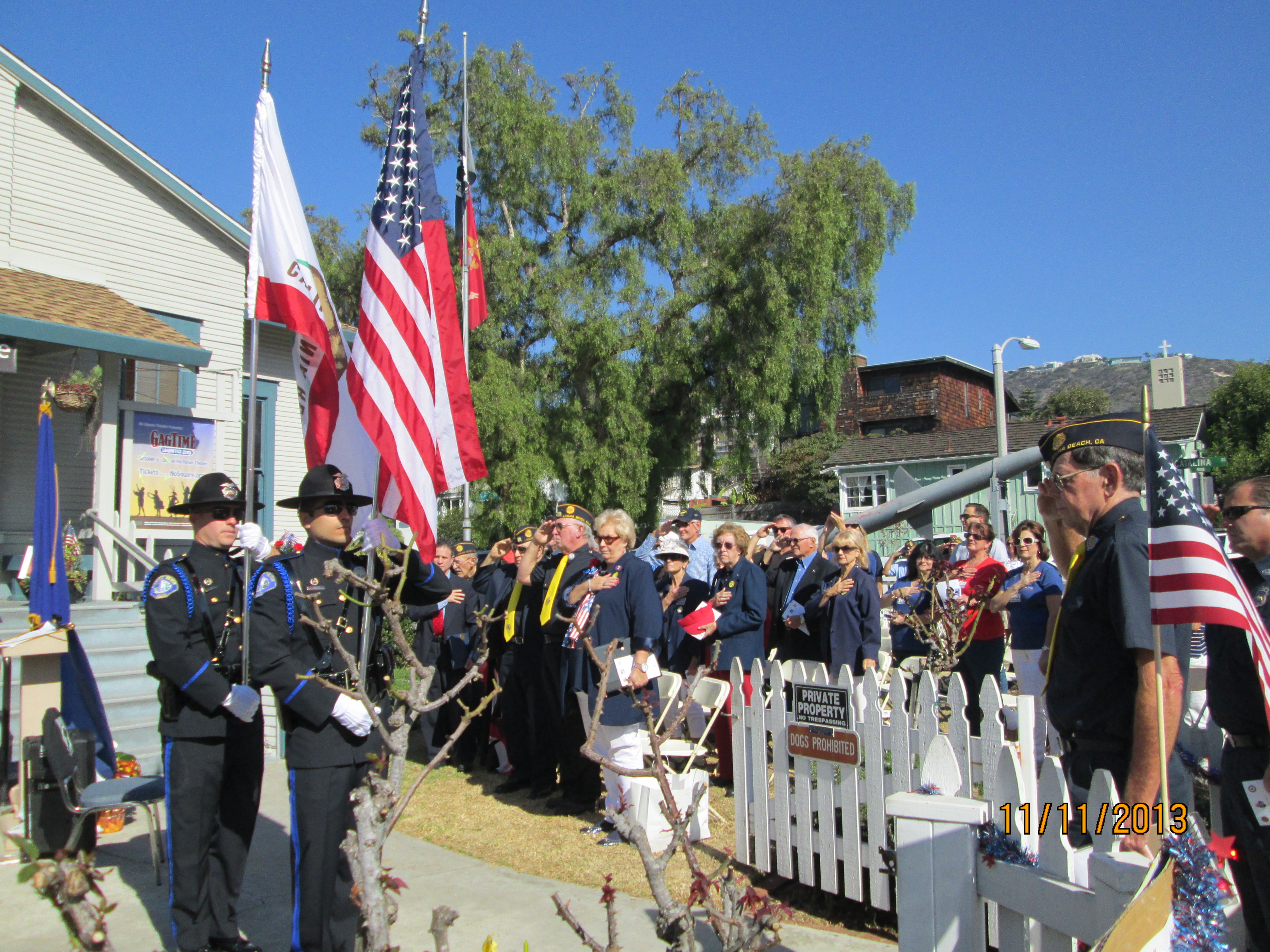 Veteran's Day celebration 2013.