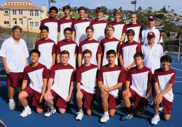 Top row, from left: Hayden Seitz, Jake Russell, Anthony Morrell, Stuart Webb, Sterling Dudley-Bowen, Trace Bell and Coach Don Davis; middle, Asst. Coach Everett Gee, Ryan Gee, Alex Duong, Adrien Azera, Willem Vanderveen, Chad Kanner and Coach Rick Gebhardt; bottom, Tim Nguyen, Clayton Haines, Isaac Shields, Jeff Spitz, Zack Washer and Ethan Gee.