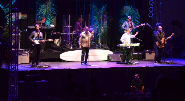 The 2,200-seat Irvine Bowl nearly filled for the Beach Boys last Saturday, Sept. 27, the first full-scale concert on the Festival of Arts’ grounds in a decade.