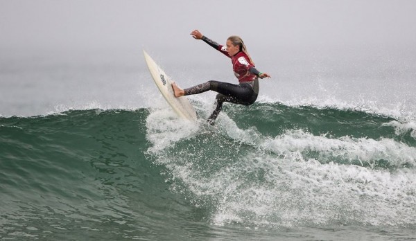 Kayla Coscino competes at Pismo Beach.Photo by Jack McDaniels. 