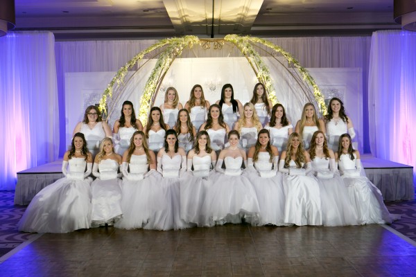 Debutante honorees devoted 6,200 hours of volunteer time to local causes over six years. Photo courtesy of Leslie Bird, BirdStudios.com 