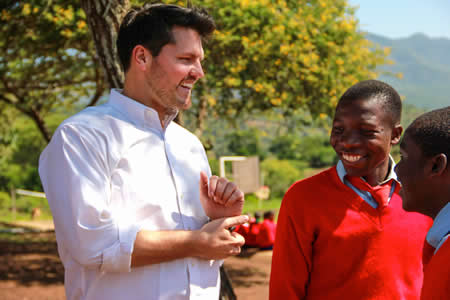 Former resident Jake Wheeler is now an administrator of the Orkeeswa School in Tanzania.