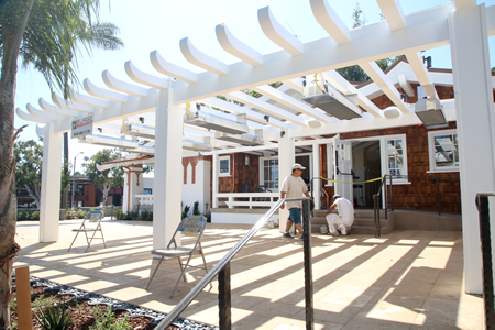 The long-delayed opening of the Urth Caffe is now set for Sept. 21.Photo by Jody Tiongco. 