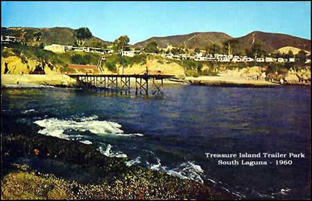 A 1960s era postcard of Treasure Island.Photo courtesy of author. 