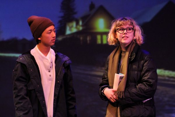 : Nils Wilson and Ryan Zipstein one of nine scenes featured in “Almost, Maine.” 