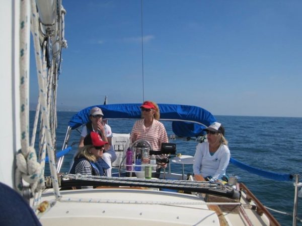 Women sailors discuss boat ownership.
