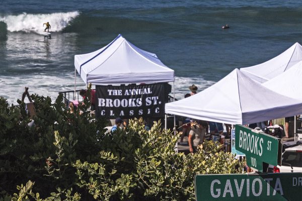 Begun in 1955, the Brooks Street Surfing Classic is the oldest continuing surf contest in the world, the 53rd edition was held Saturday and Sunday, Sept. 24-25. Photo by Mitch Ridder