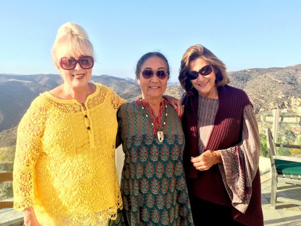 From left to right, Jayne Berberian, Patty Collison and Hiroko Falkenstein 