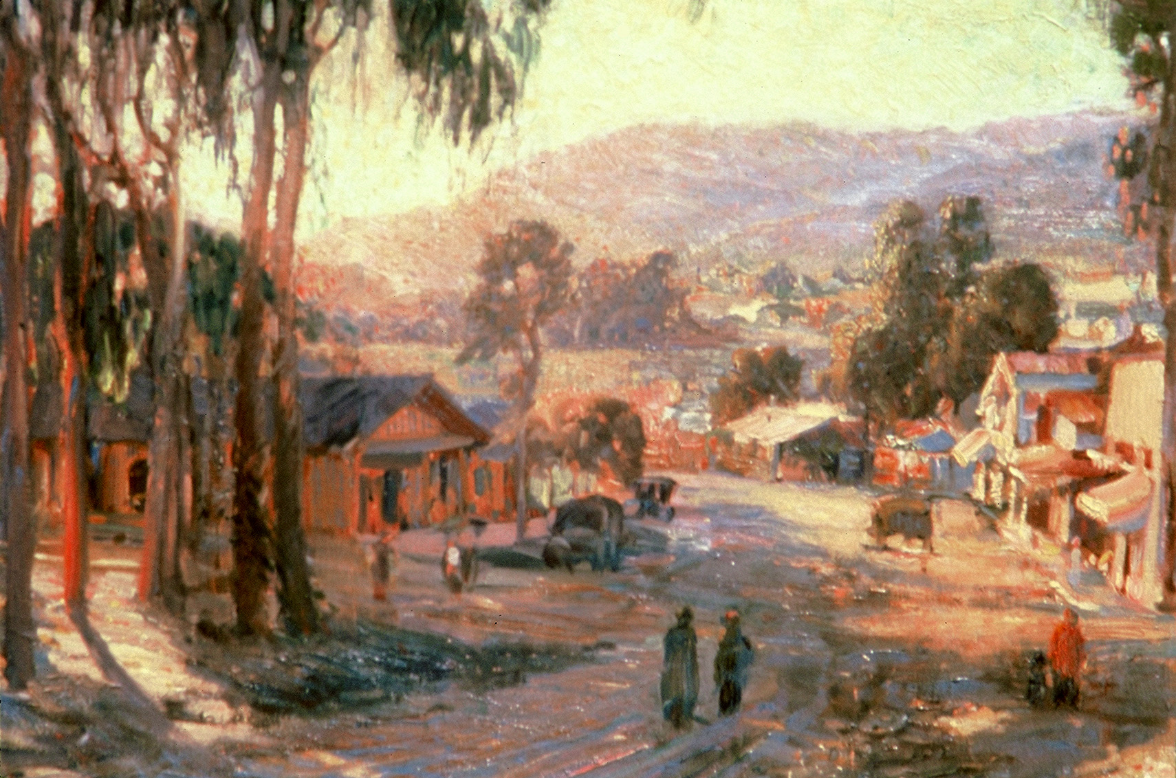 "Main Street, Laguna Beach," circa 1925 by Joseph Kleitsch Courtesy of Dr. and Mrs. Edward H. Boseker 
