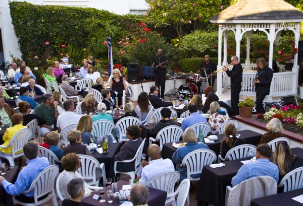 Arts presenter Laguna Beach Live must turn away patrons at the popular outdoor summer jazz concerts at Hotel Laguna for lack of a larger venue. Photo courtesy of Laguna Beach Live.