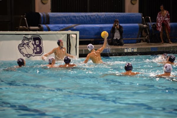 Peter Loomis of Laguna Beach High scores in the defeat over Hoover High 13-11 this past Saturday, Nov. 12, in their quarterfinal contest in Burbank. Photo by Chelsea Loomis. 