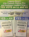 A recent mailer in support of Measure KK kicked up a firestorm of protest from opponents. 