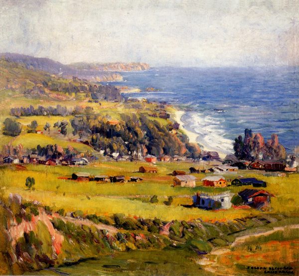 : A Joseph Kleitsch plein-air painting depicting early Laguna Beach is also included in the survey.