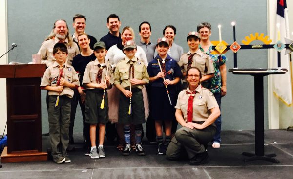 Members of Cub Scout Pack 35.
