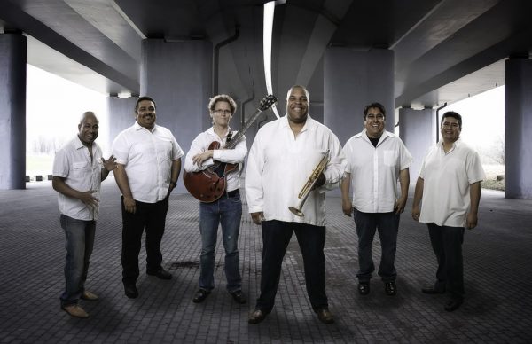 Bijon Watson, center, leads the Latin Jazz Syndicate.