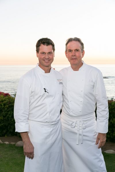 :Chefs Craig Strong and Thomas Keller.